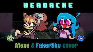 Talk (Headache, but Mexe & Faker Sky sing it) | @Sennun FNF🎤 's Ask