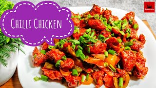 How to make restaurant style succulent Chilli Chicken at home | घर पे बनाये होटेल जैसा चिली चिकन