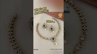 imitation jewellery#premiumqualitynecklace| what'sapp for booking 9894452942 #newfashionjewellery