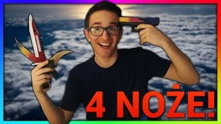 UNBOXING 4 NOŻY, GLOCKA FADE I WIELE WIĘCEJ!