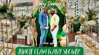 Glam, Jungle, Safari, Themed Baby Shower For Baby Denver @ThaKentz #gaycouple #safari #jungle