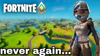 never playing fortnite again...