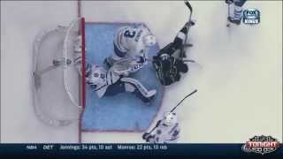 Anze Kopitar goal. Toronto Maple Leafs vs Los Angeles Kings 01/12/2015