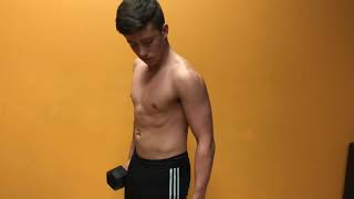 Getting a pump! 5 months of working out