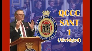 QCCC SANT Speech Night 1 (Abridged): IPGM Michalak Speaks on Plato