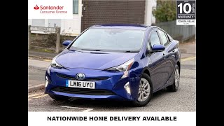 2016 Toyota Prius 1.8 VVT-h Business Edtn. CVT Euro 6 5dr, LM16UYO - Premier Car Sales Ltd, Preston