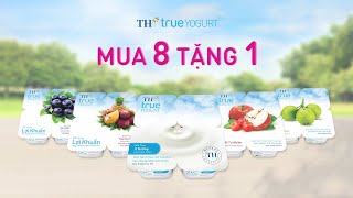 Sữa chua TH true YOGURT - Khuyến mại Mua 8 tặng 1 từ nay đến hết 31/5/2024