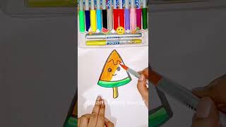 🍉+🍦+🙂+🥕=?satisfying art#shortsfeed#mixemoji#emojichallenge#viralshorts#trending#satisfyingart#viral