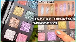 ONE SWIPE! INDIA'S MOST METALLIC EYESHADOW PALETTE! SUGAR Blend The Rules Eyeshadow Palette 08