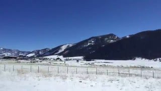 Snowboarding in Colorado.