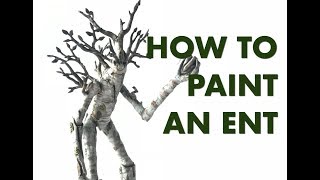 How to paint an Ent for Middle Earth Strategy Battle Game - Lord of the Rings Warhammer