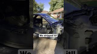 We Stripped this lexus down!