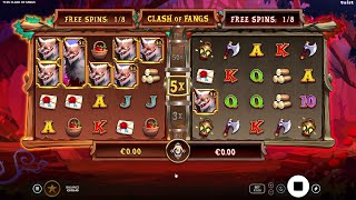 THIS ''NEW'' Slot CLASH of FANGS is VERY GOOD