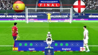 Spagna Vs Inghilterra • UEFA EURO 2024 Final Penalty Shootout