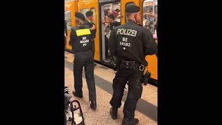 German natives cannot get on subway in Berlin because it is occupied by Islamic