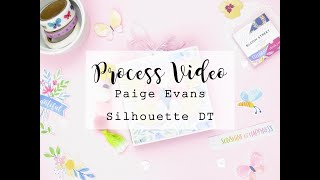 mini album  - bloom street -  Paige Evans silhouette DT