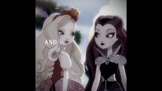 #rapple #ravenqueen #applewhite #everafterhigh #eah #edit #fypシ゚viral #foryou