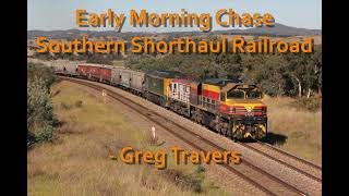 Australian Trains Southern Shorthaul Railroad on the NSW South, an early morning chase in March 2021