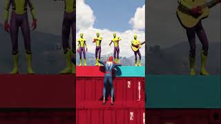 GTA 5 Epic Ragdolls Spiderman #gta5 #gtavshorts #shorts