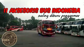 11 Aksesoris Bus Yang  Sering Dijumpai di Indonesia