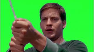 Tobey Maguire jumps off a building | Green Screen