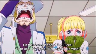 Garp set sail for rescuing koby | one piece episode 1103 #onepiece #garp#koby#kuma#bonney#cp-0