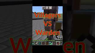 Minecraft , Villager VS Warden