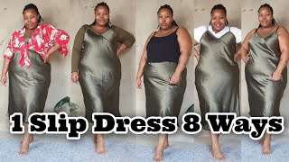 8 Ways To Wear A Slip Dress | Donna Plus Size