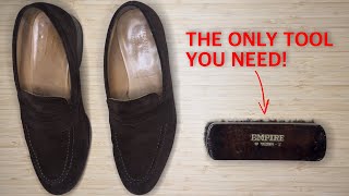 ASMR How to Clean & Maintain Suede Loafers for a Fresh Look