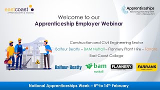 National Apprenticeships Week webinar - Construction/Civil Engineering sector