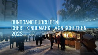 Christkindlmarkt Scheyern Rundgang 2023