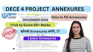 DECE Project Annexures 2024 IGNOU Level Up Learning Simran Gumber