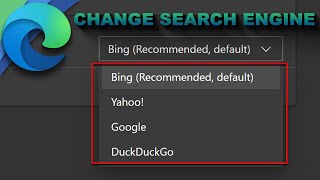 How to Change Search Engine on Microsoft Edge 2023