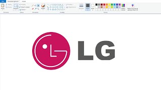 How to Draw LG, McDonald's, Intel, SEGA, DVD Logos In MS Paint Tutorial