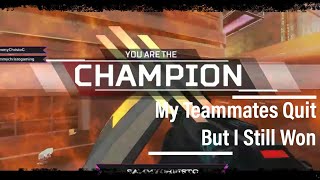 My RANKED Teammates Quit, but I FRIED FTW | Apex Legends Ranked