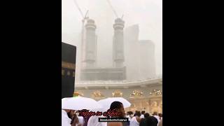 Rain in Khana Kaaba view #shorts #youtubeshorts #youtubeshorts