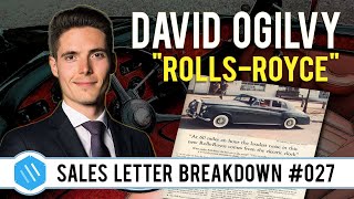 David Ogilvy | Famous "Rolls Royce" Ad Copywriting Breakdown (27/100)