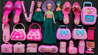 3 minutes satisfying unboxing with modern barbie doll makeup toys collection | Mini toys fun | ASMR