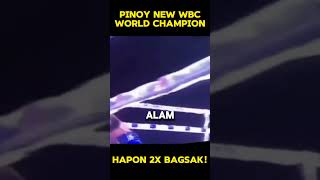 PINOY NEW WORLD CHAMPION! | melvin jerusalem vs yudai shigeoka #shorts