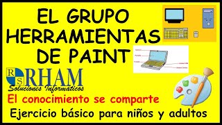 💻 3. El grupo Herramientas de Paint | CLASES PARA PROFESORES DE COMPUTACIÓN