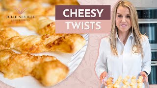 CHEESY TWISTS RECIPE by Home Cooking with Julie Neville