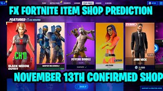 November 13th 2023 Fortnite Item Shop CONFIRMED / Fortnite Early Item Shop Prediction November 13th