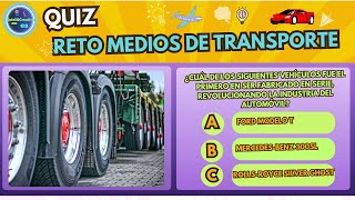 🚂🚀 ¡A Toda Velocidad! Desafío de Medios de Transporte