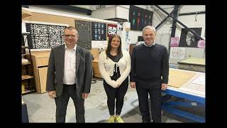 Lanarkshire MSP visits Novograf to celebrate Scottish Apprenticeship Week 2023