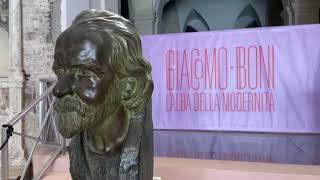 Giacomo Boni. L'alba della modernità | La sezione della mostra nel Tempio di Romolo