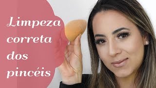 Como higienizar seus pinceis corretamente #03AmandaTodoDia