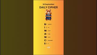 Hamster Kombat Daily Combo, Daily Cipher 18 September 100% working | Shamiul The Pro