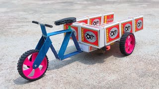 how to make rickshaw at home | Diy matchbox tuk tuk auto taxi