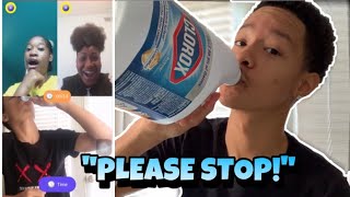 DRINKING BLEACH PRANK! ON MONKEY APP🐵