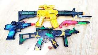 Collecting 7 Sniper Refles I Satisfying Video I Ak47, Pistol Tembak, M16, Relaxing Sounds, ASMR